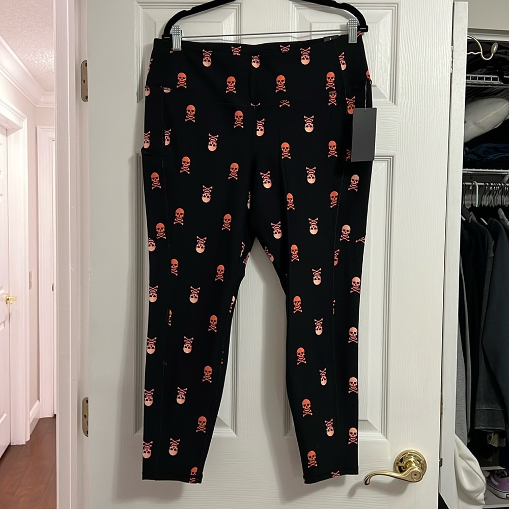 Torrid Foil Skull Active Legging